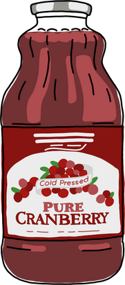 cranberry juice bottle